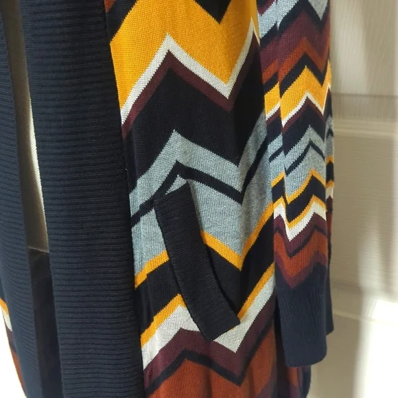 Missoni Open Front Zig Zag Cardigan - Picture 6 of 9